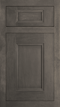 Dempsey Inset Shell Gray Door